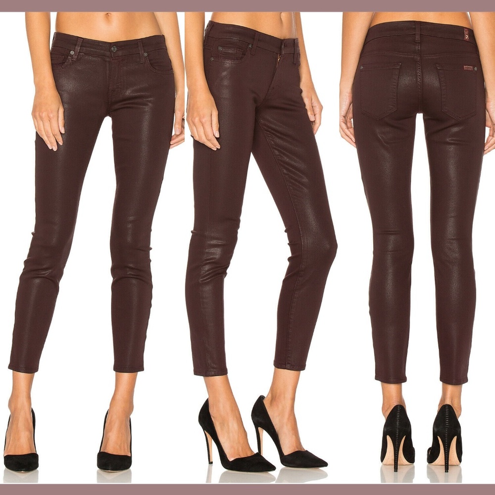 NWT 7 For All Mankind The‎ Ankle Super Skinny Pants [ SZ 32 ]